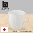 【白山陶器】白山陶器/叉腰馬克杯/白(日本國民餐桌上的雋永設計)