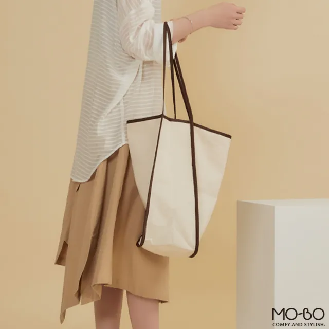 【MO-BO】雙11 MIT滾邊造型立體帆布包