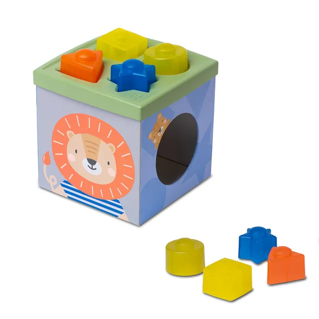 【taf toys】叢林動物系列-草原分類疊合組(分類盒玩具)