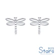 【925 STARS】純銀925小蜻蜓造型耳釘