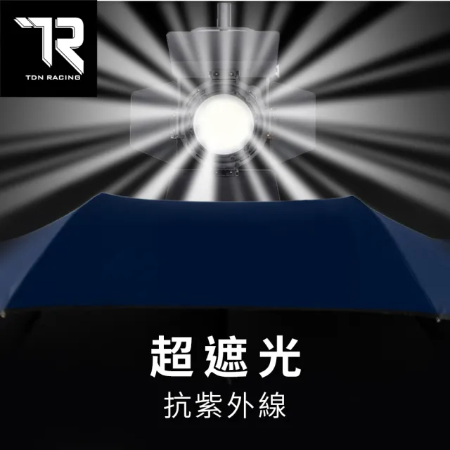 【TDN】做自己加大傘面黑膠自動三折魔術傘自動開收傘(輕量防曬防風抗UV晴雨傘自動傘B6634A)