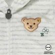 【STEIFF】熊頭童裝 條紋連帽耳朵外套(外套)
