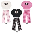【TDL】日本進口HELLO KITTY凱蒂貓保暖居家服兩件式套裝睡衣睡褲 759541/760349(平輸品)
