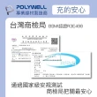 【POLYWELL】20W雙孔快充組 Type-A/C充電器+MFi認證Lightning PD編織線 2M(適用蘋果iPhone iPad快充)