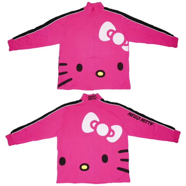 【TDL】日本進口HELLO KITTY凱蒂貓休閒服運動服上衣+褲子兩件式套裝 SAN-168(平輸品)