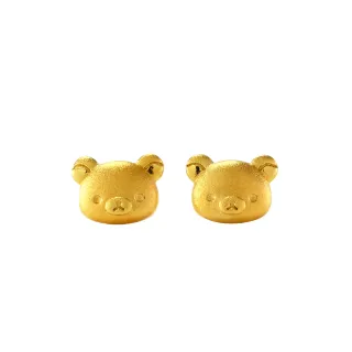 【2sweet 甜蜜約定】拉拉熊LOVE系列純金耳環 金重約0.40錢(甜蜜約定 拉拉熊 金飾)