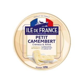【ILE DE FRANCE 法蘭希】法國 卡門貝爾乾酪125g(Camembert 白黴起司 乳酪)