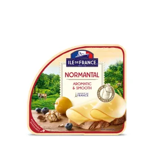 【ILE DE FRANCE 法蘭希】法國 諾曼塔爾天然切片乾酪150g(Normantal Slices 天然起司片 乳酪)