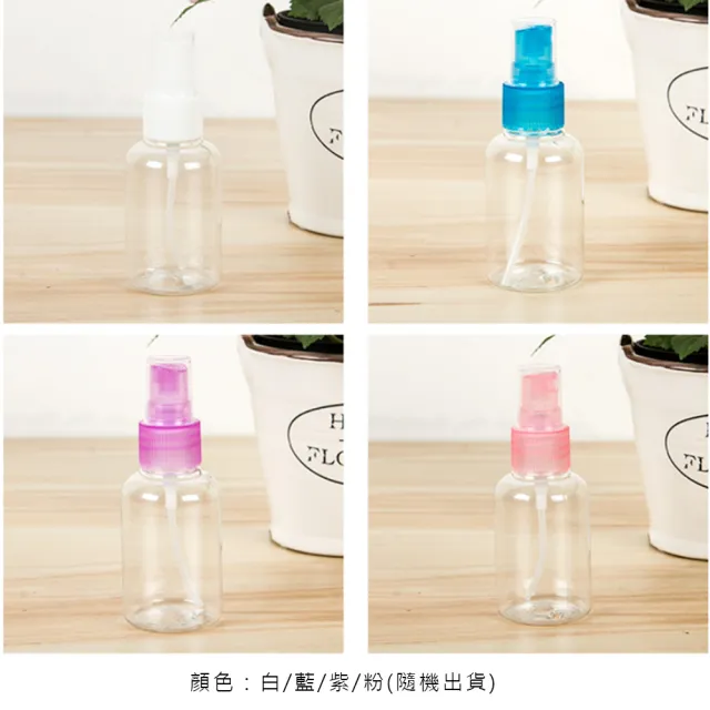 【E.City】5入-透明款香水化妝水酒精分裝噴瓶(隨身攜帶)