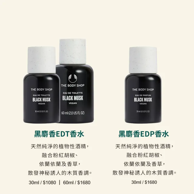 【THE BODY SHOP 美體小舖】黑麝香EDT香水-30ML(淡香水)