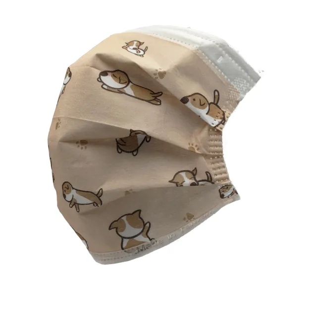 【Treasure Mask 無藏生醫】Dix2底迪 淡橘色聯名款 / 成人醫療口罩5入裝×4入組(設計口罩/彩色口罩)