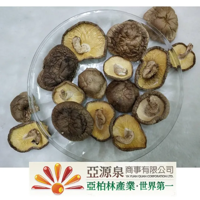 【亞源泉】埔里高山椴木香菇80g-大朵5包(贈亞源泉系列商品1包)