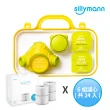 【韓國sillymann】鉑金矽膠防霧霾口罩買一送六濾心超值組(PM2.5過濾達成99.9%)