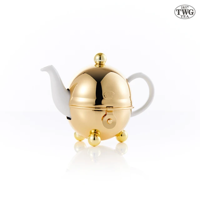 【TWG Tea】爵士金現代藝術系列茶壺(白色/180ml)