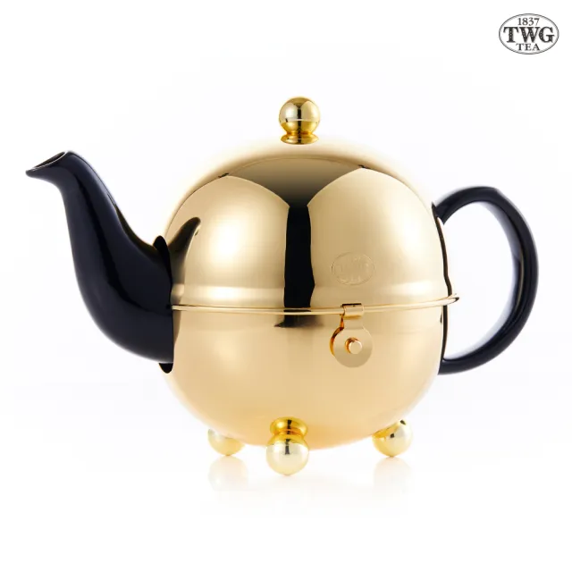 【TWG Tea】爵士金現代藝術系列茶壺(黑色/900ml)