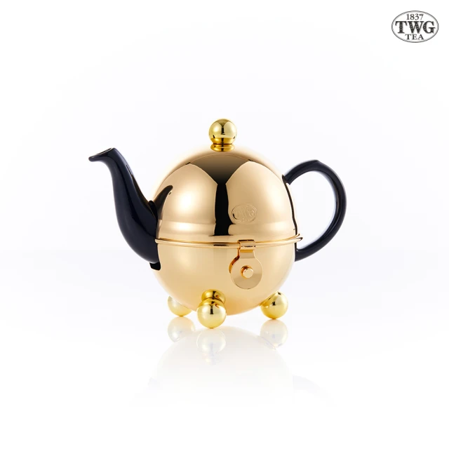 【TWG Tea】爵士金現代藝術系列茶壺(黑色/180ml)