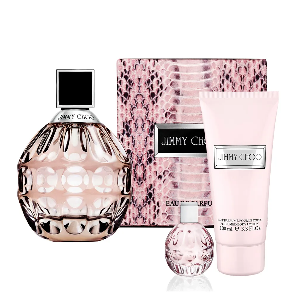 【JIMMY CHOO】同名女性淡香精100ml(贈隨機身體乳100ml+小香*1.專櫃公司貨)