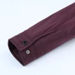 【ROBERTA 諾貝達】男裝 進口素材 防潑水 假兩件式舖棉夾克(暗紅)