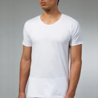 【三槍牌】時尚型男純棉圓領短袖汗布衫(白3件組3XL-4XL 616)