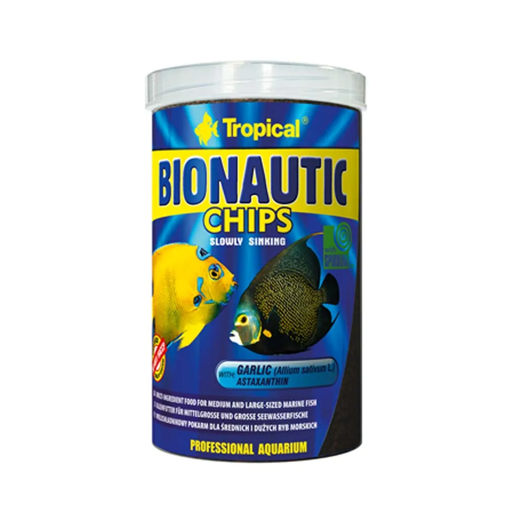 【Tropical 德比克】免疫中大型海水魚蒜精薄餅(1000ml)