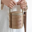 【古緣居】創意陶瓷密封蒸籠款茶葉罐儲物罐(蒸蒸日上)