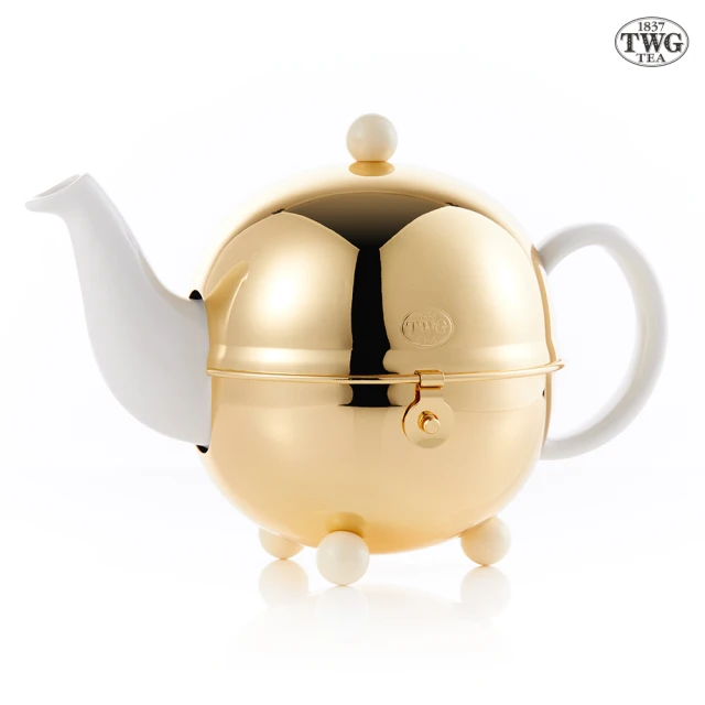【TWG Tea】現代藝術系列茶壺(白金色/900ml)
