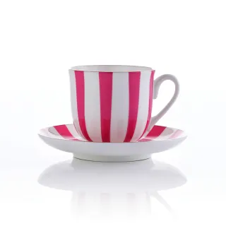 【TWG Tea】漾彩午茶杯組 Tea for Two Teacup & Saucer in Pink(陶瓷/粉玫 160ml)
