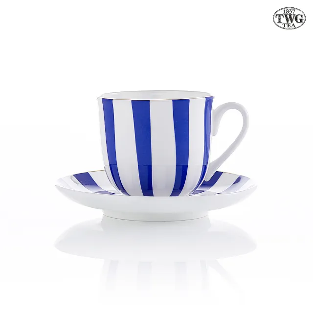 【TWG Tea】漾彩午茶杯組 Tea for Two Teacup & Saucer in Cobalt(陶瓷/鈷藍 160ml)