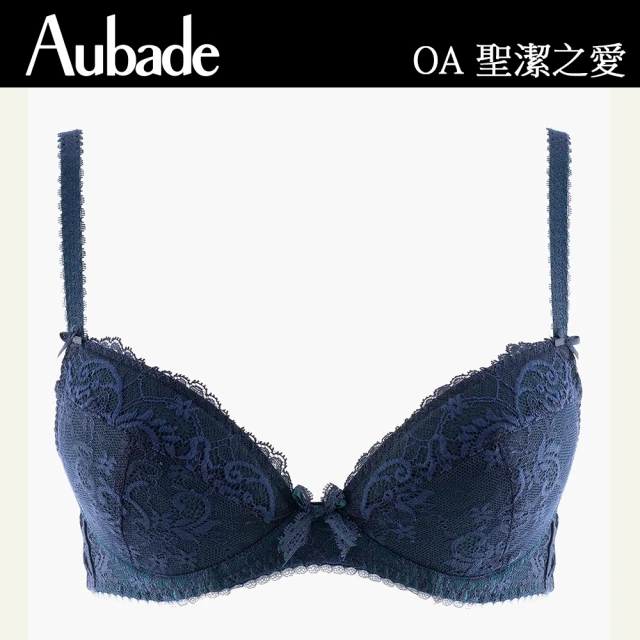 【Aubade】聖潔之愛低脊心有襯內衣-OA(孔雀藍)