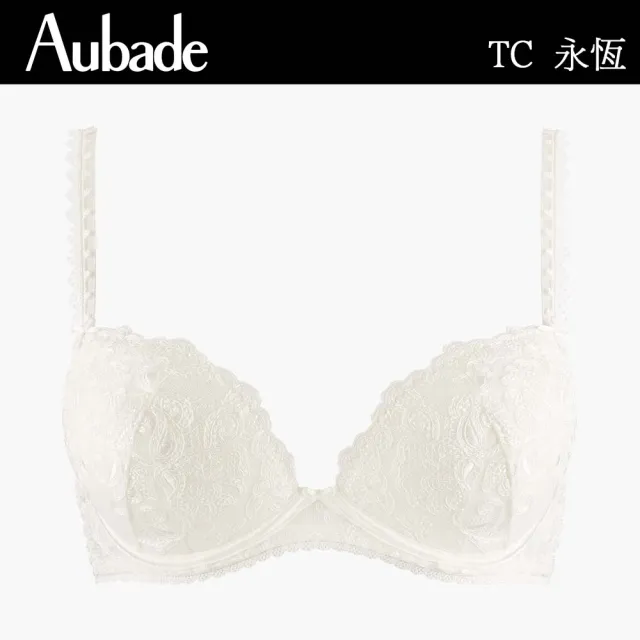 【Aubade】永恆低脊心有襯內衣-TC(白)
