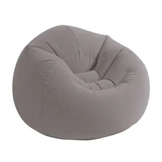 【INTEX】雅緻充氣沙發椅/懶骨頭椅-灰色(68579NP)