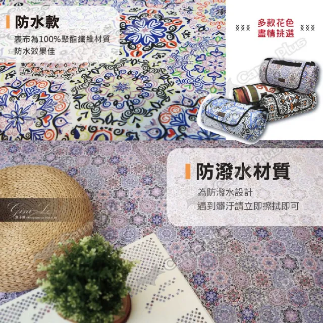 【CEC風麋露】美學地墊_防潑水_300*300cm(悠遊戶外)