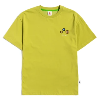 【LE COQ SPORTIF 公雞】NOVO聯名款 短袖T恤 橄欖色 中性-LRN2320344