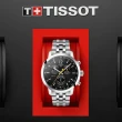 【TISSOT 天梭 官方授權】PRC200 CHRONOGRAPH 三眼計時腕錶 / 43mm 母親節 禮物(T1144171105700)