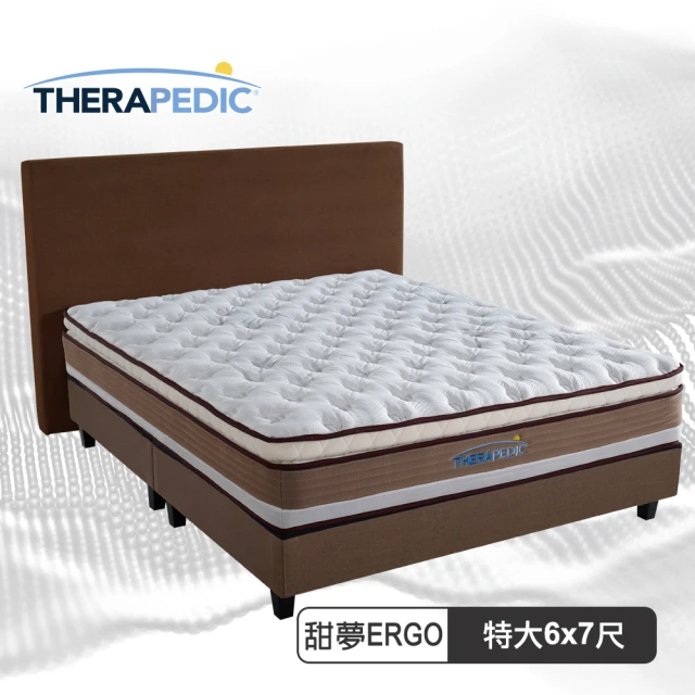 Therapedic 沛迪醫生 甜夢三代德國獨立筒蠶絲直立正三線款床墊(雙人特大)