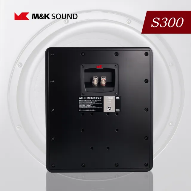 【M&K SOUND】旗艦陣列式書架喇叭(S300-支 MK)