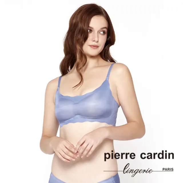 【pierre cardin 皮爾卡登女性內衣】蝶翼罩杯細肩無鋼圈無痕背心式內衣(任選3件組)