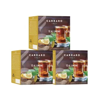 【CARRARO】Lemon Tea 檸檬茶膠囊 三盒組(Dolce Gusto 膠囊咖啡機專用)