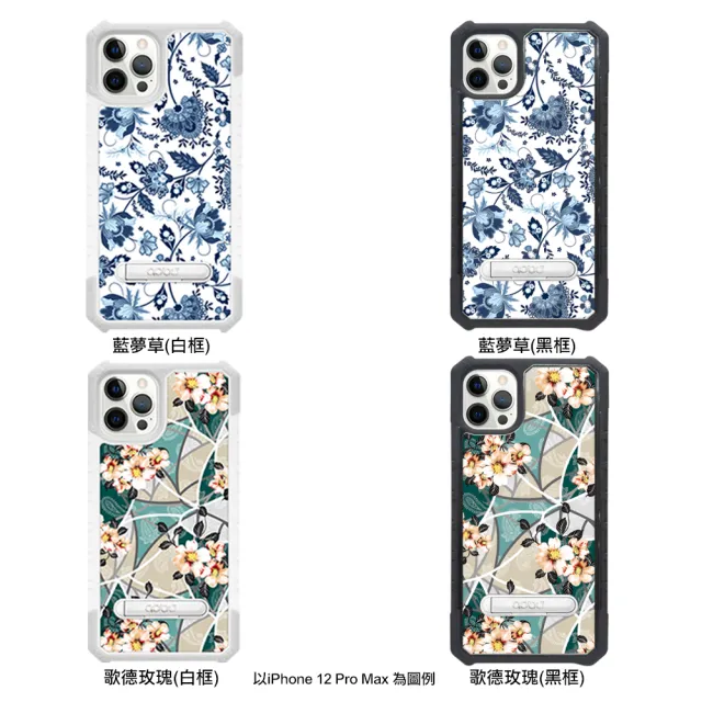 【apbs】iPhone 12 Pro Max / 12 Pro / 12 / 12 mini 專利軍規防摔立架手機殼(多圖可選)