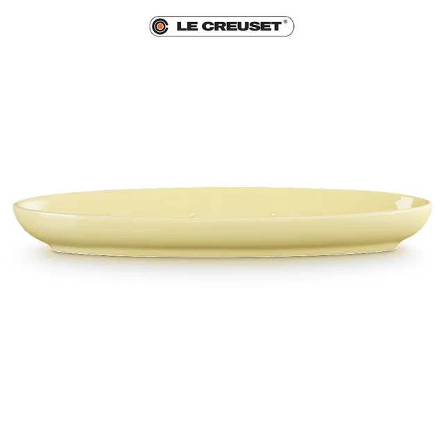 【Le Creuset】瓷器法國麵包盤(艾莉絲黃)