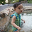 【Splash About 潑寶】嬰兒 保暖泳衣 連身- 國王變色龍(嬰兒連身泳衣)