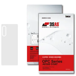 【iMos】Sony Xperia 10 III 3SAS 疏油疏水 背面保護貼(塑膠製品)