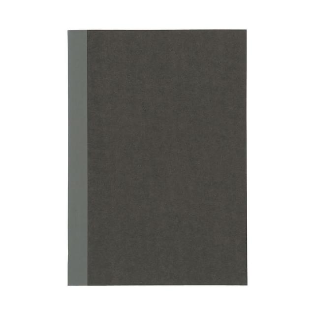 【MUJI 無印良品】筆記本/5mm方格/線裝/30張.A5.深灰