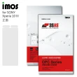 【iMos】Sony Xperia 10 III 3SAS 疏油疏水 螢幕保護貼(塑膠製品)