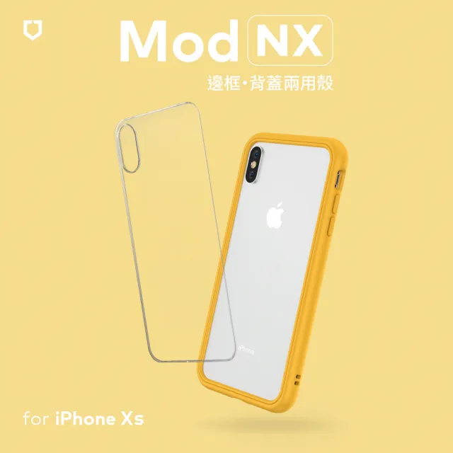 【RHINOSHIELD 犀牛盾】iPhone XS 5.8吋 Mod NX 邊框背蓋兩用手機殼(獨家耐衝擊材料 原廠出貨)