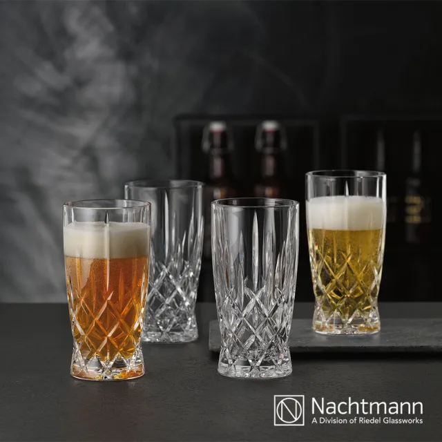 【Nachtmann】貴族啤酒長飲杯(370ml 4入)