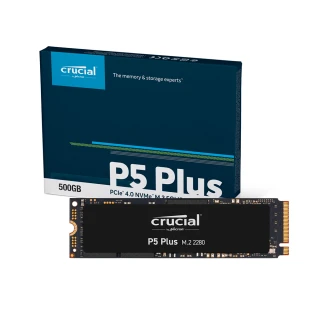 【Crucial 美光】P5 Plus 500GB M.2 2280 PCIe 4.0 ssd固態硬碟 (CT500P5PSSD8) 讀 6600M/寫 4000M