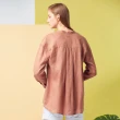 【ST.MALO】天然透氣亞麻女襯衫-2118WS(玫粉色/蜜金棕)