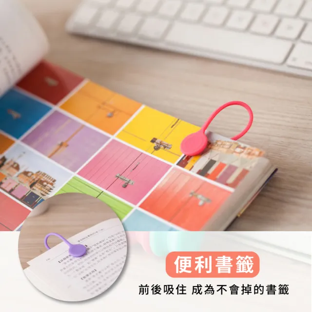 【電線收納】馬卡龍色磁吸矽膠捲線器3入(整線器 束線帶 繞線器 固線器 電線束帶 線材收納 耳機收納)
