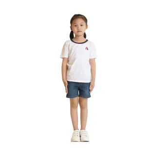 【Lee 官方旗艦】童裝 短袖T恤 / 帆船印花 天鵝白 標準版型(LL200197K14)